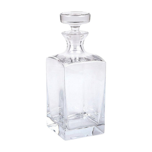 European Mouth Blown Lead Free Crystal Liquor Decanter HomeRoots