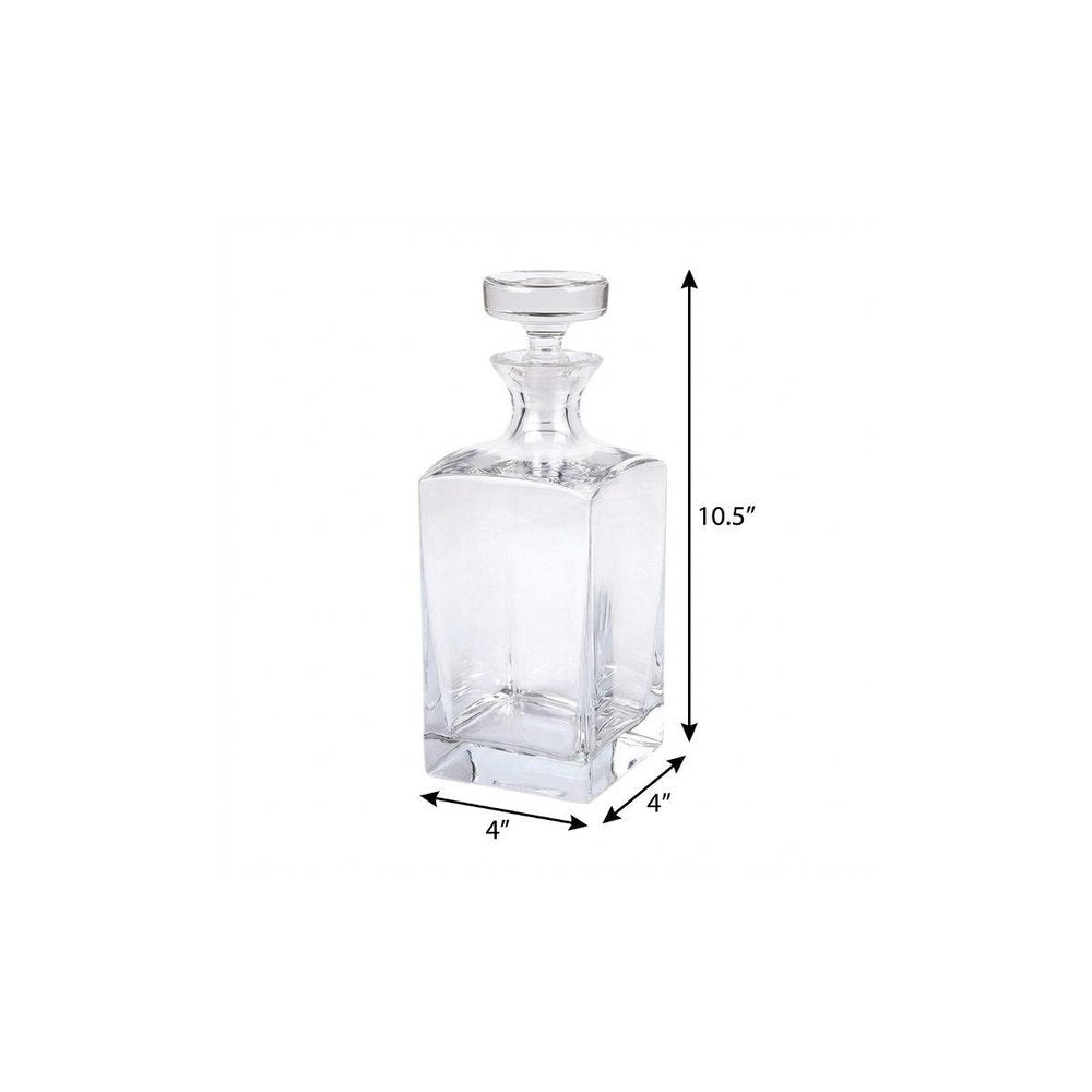 European Mouth Blown Lead Free Crystal Liquor Decanter HomeRoots