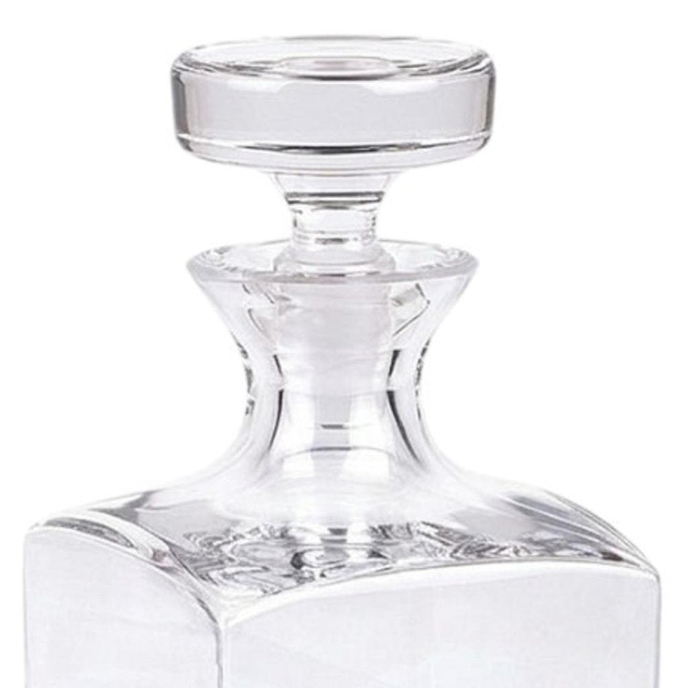 European Mouth Blown Lead Free Crystal Liquor Decanter HomeRoots