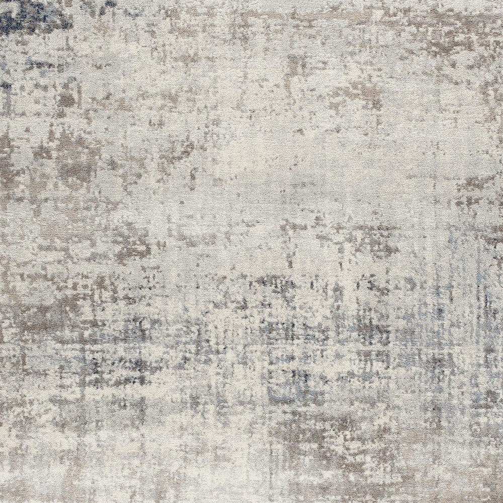 2’ X 3’ Navy Blue Distressed Striations Scatter Rug