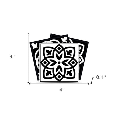 4" X 4" The Night Sky Mosaic Peel And Stick Removable Tiles HomeRoots