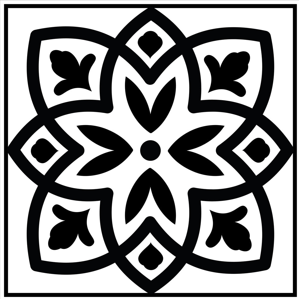 4" X 4" The Night Sky Mosaic Peel And Stick Removable Tiles HomeRoots