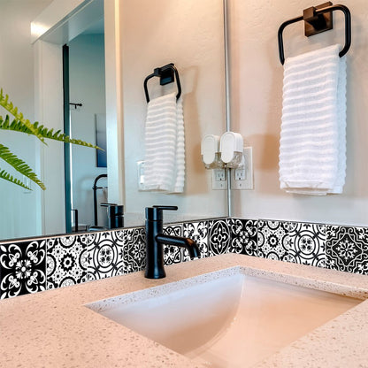 4" X 4" The Night Sky Mosaic Peel And Stick Removable Tiles HomeRoots