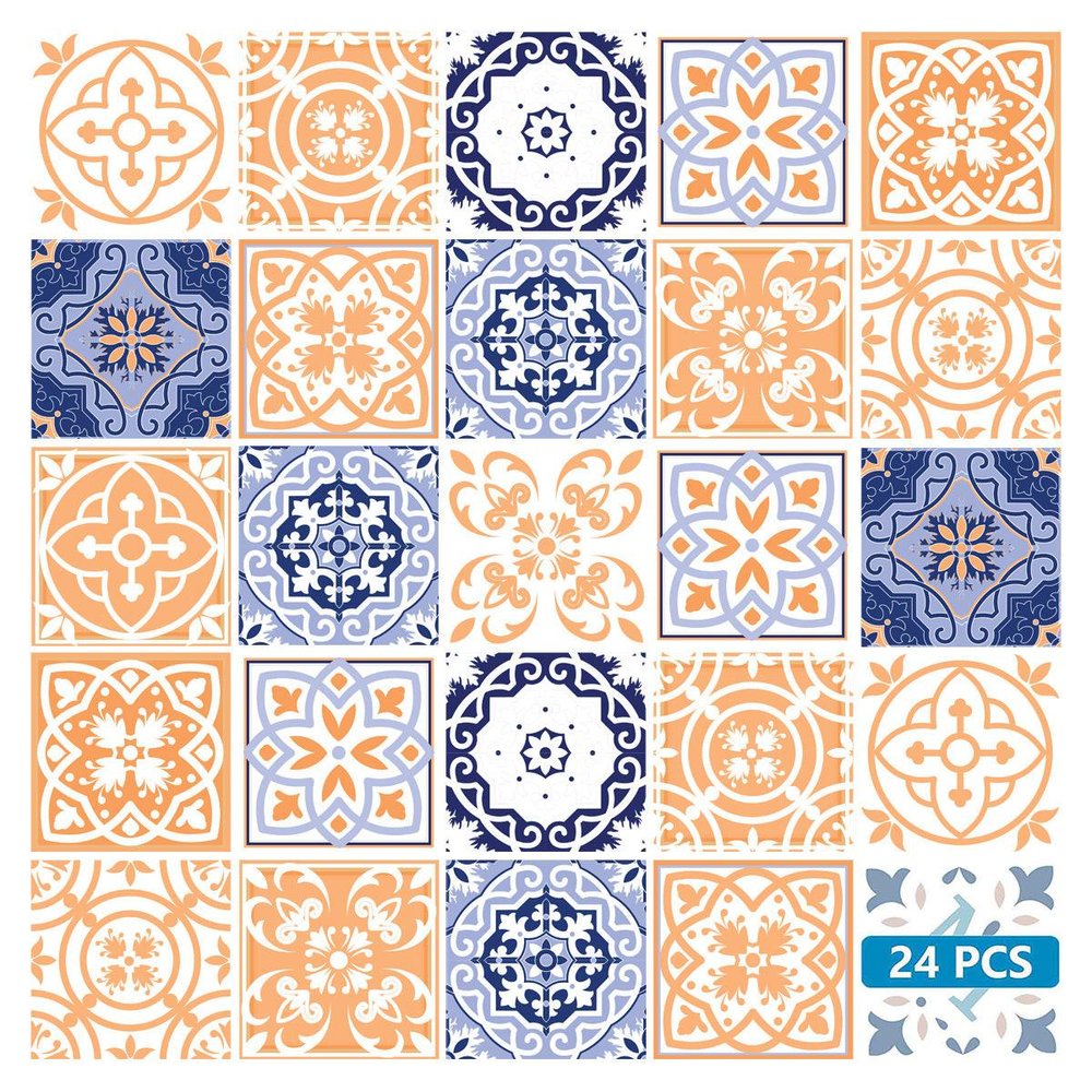 7" x 7" Yellow And White Peel And Stick Removable Tiles HomeRoots