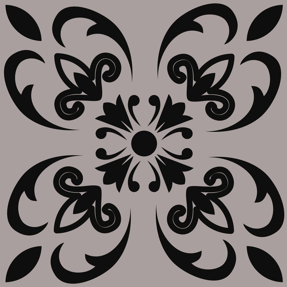 8" x 8" Light Gray Vinyl Peel And Stick Removable Tiles HomeRoots
