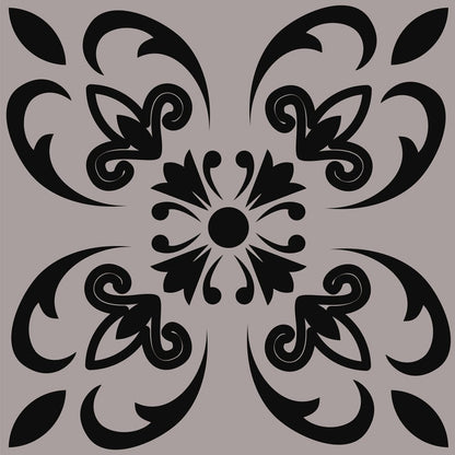 8" x 8" Light Gray Vinyl Peel And Stick Removable Tiles HomeRoots