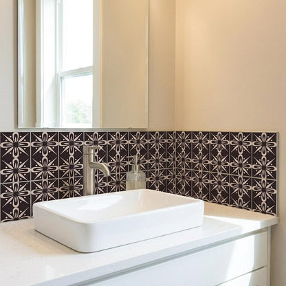 6" x 6" Cream Vinyl Peel And Stick Removable Tiles HomeRoots