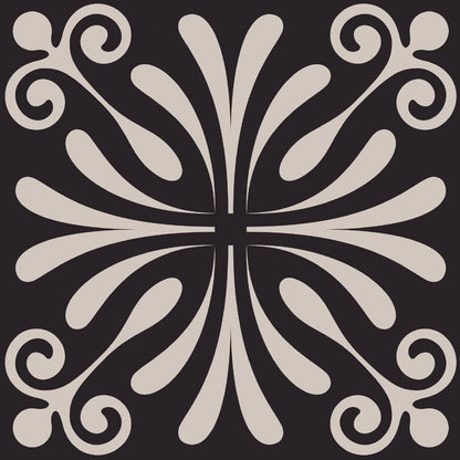 4" X 4" Cinnamon Swirl Peel And Stick Removable Tiles HomeRoots