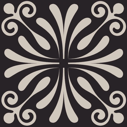 4" X 4" Cinnamon Swirl Peel And Stick Removable Tiles HomeRoots