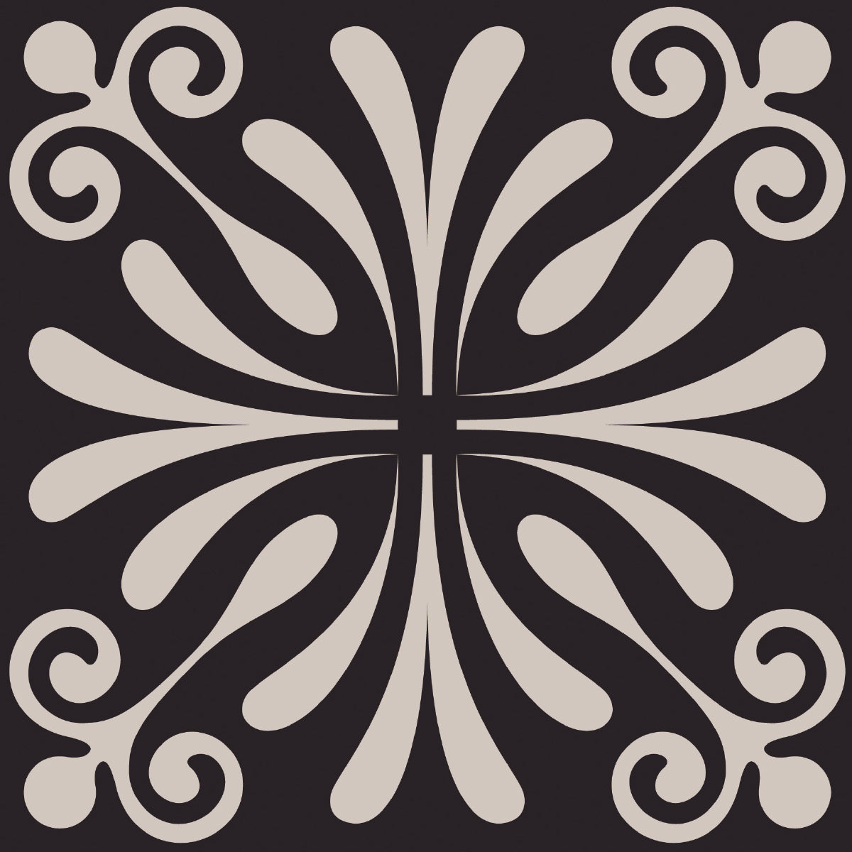 4" X 4" Cinnamon Swirl Peel And Stick Removable Tiles HomeRoots