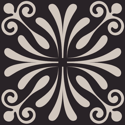 4" X 4" Cinnamon Swirl Peel And Stick Removable Tiles HomeRoots