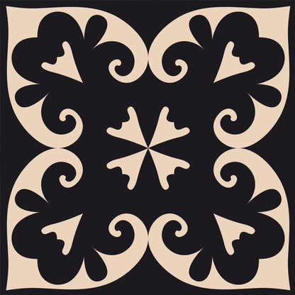 4" X 4" Black Sheep Peel And Stick Removable Tiles HomeRoots