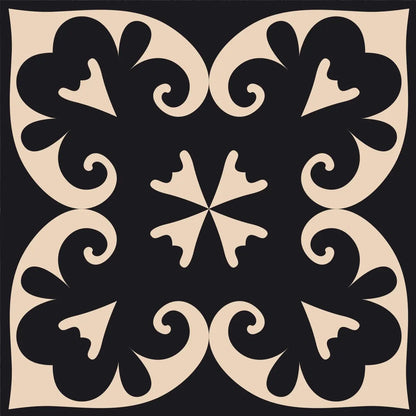 4" X 4" Black Sheep Peel And Stick Removable Tiles HomeRoots