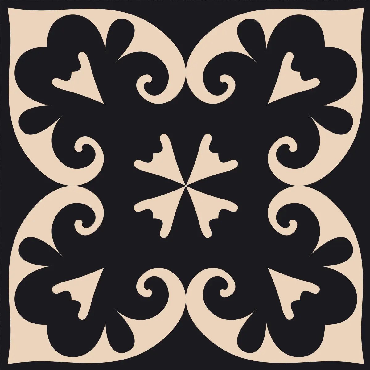 4" X 4" Black Sheep Peel And Stick Removable Tiles HomeRoots