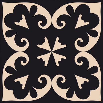 4" X 4" Black Sheep Peel And Stick Removable Tiles HomeRoots