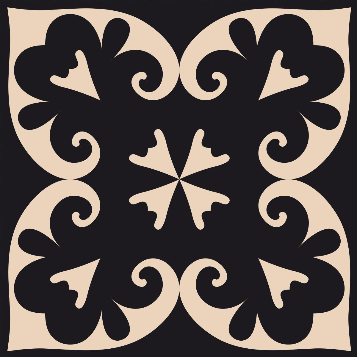 4" X 4" Black Sheep Peel And Stick Removable Tiles HomeRoots