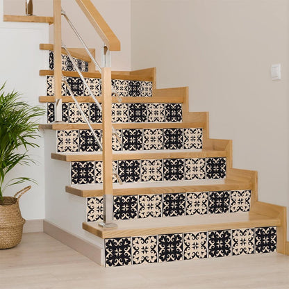 7" x 7" Cream Peel And Stick Removable Tiles HomeRoots