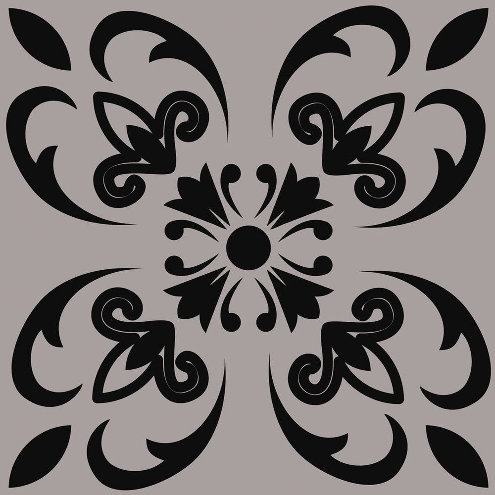 7" x 7" Dark Gray Peel And Stick Removable Tiles HomeRoots