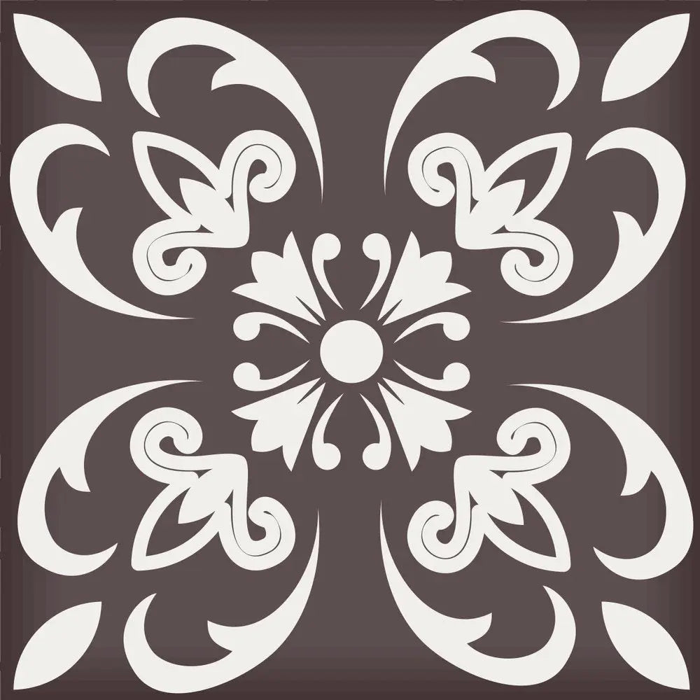 7" X 7" Light Brown And White Mosaic Peel And Stick Removable Tiles HomeRoots