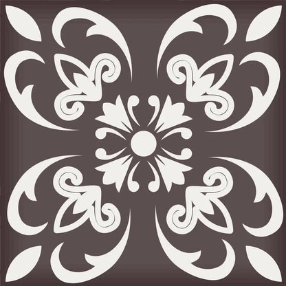 7" X 7" Light Brown And White Mosaic Peel And Stick Removable Tiles HomeRoots