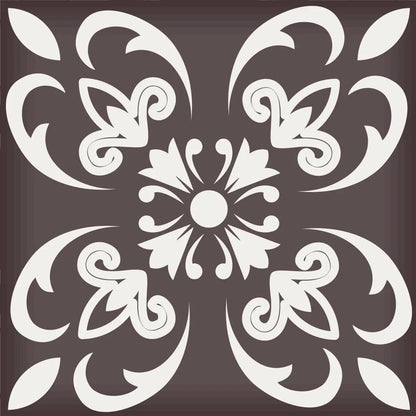 7" X 7" Light Brown And White Mosaic Peel And Stick Removable Tiles HomeRoots