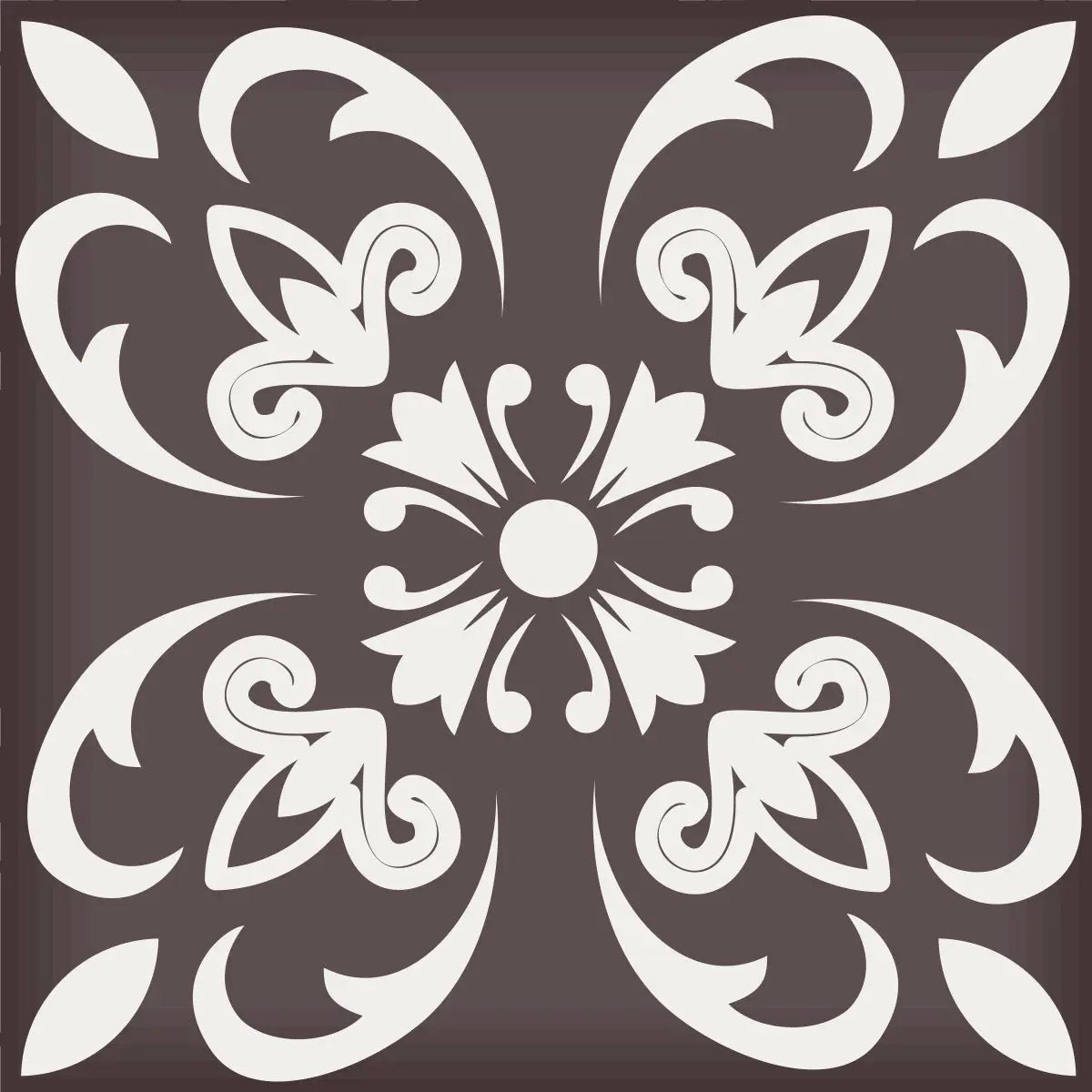 7" X 7" Light Brown And White Mosaic Peel And Stick Removable Tiles HomeRoots