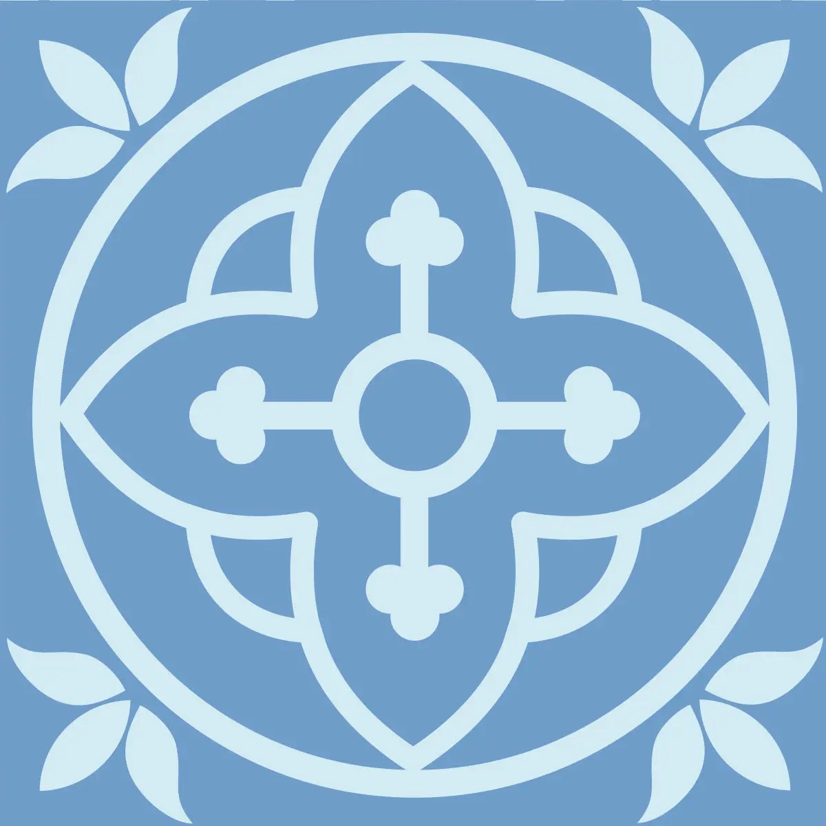 7" X 7" Ocean Blue Mosaic Peel And Stick Removable Tiles HomeRoots