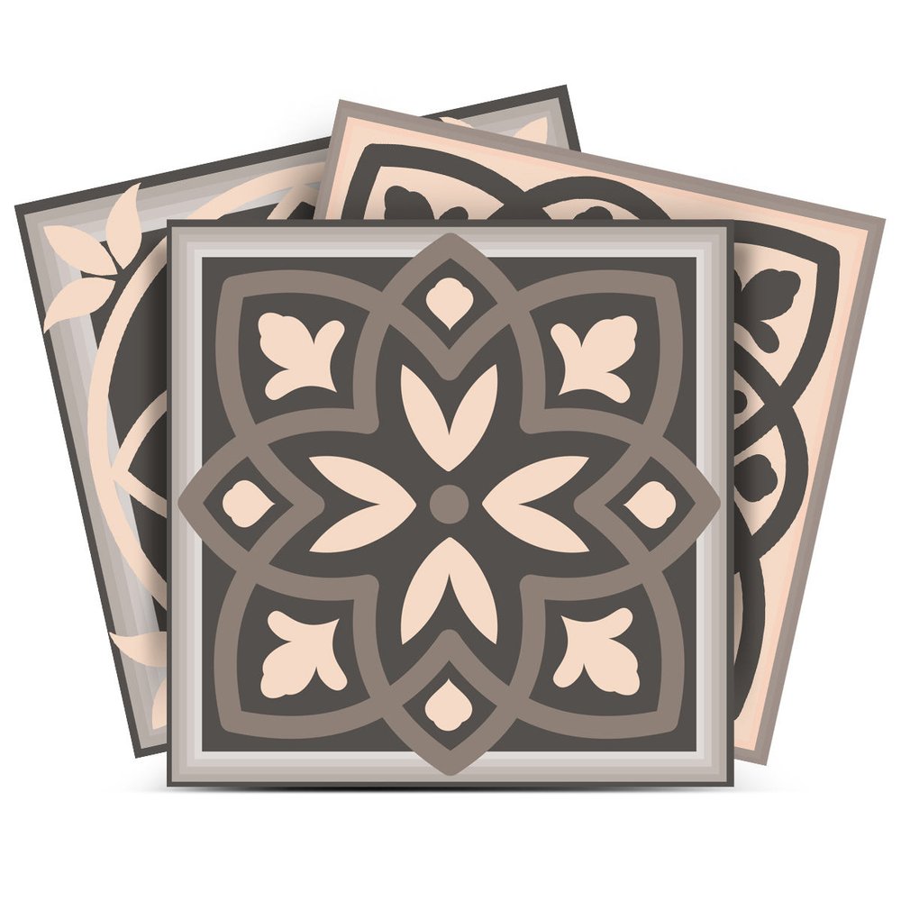 4" X 4" Espresso Brown Mosaic Peel And Stick Removable Tiles HomeRoots