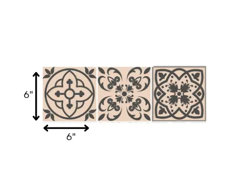 4" X 4" Espresso Brown Mosaic Peel And Stick Removable Tiles HomeRoots