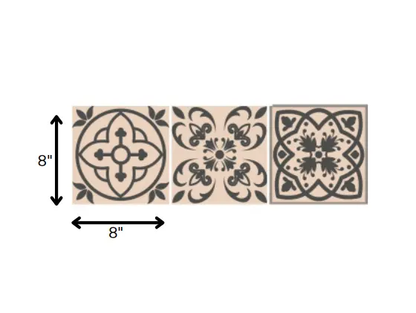 4" X 4" Espresso Brown Mosaic Peel And Stick Removable Tiles HomeRoots