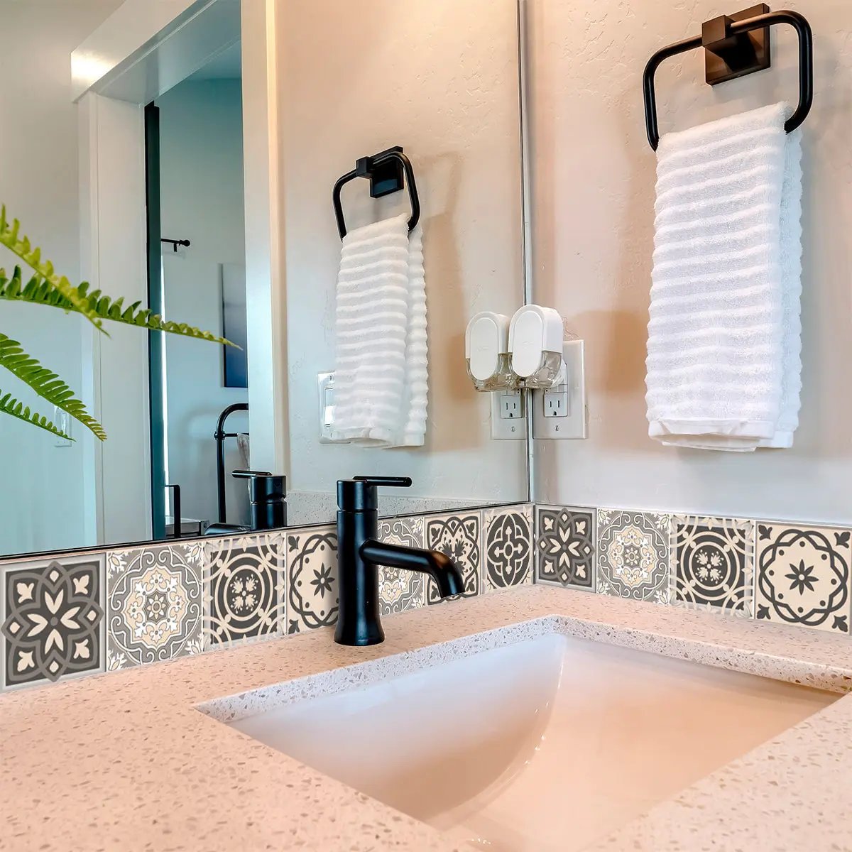 4" X 4" Espresso Brown Mosaic Peel And Stick Removable Tiles HomeRoots