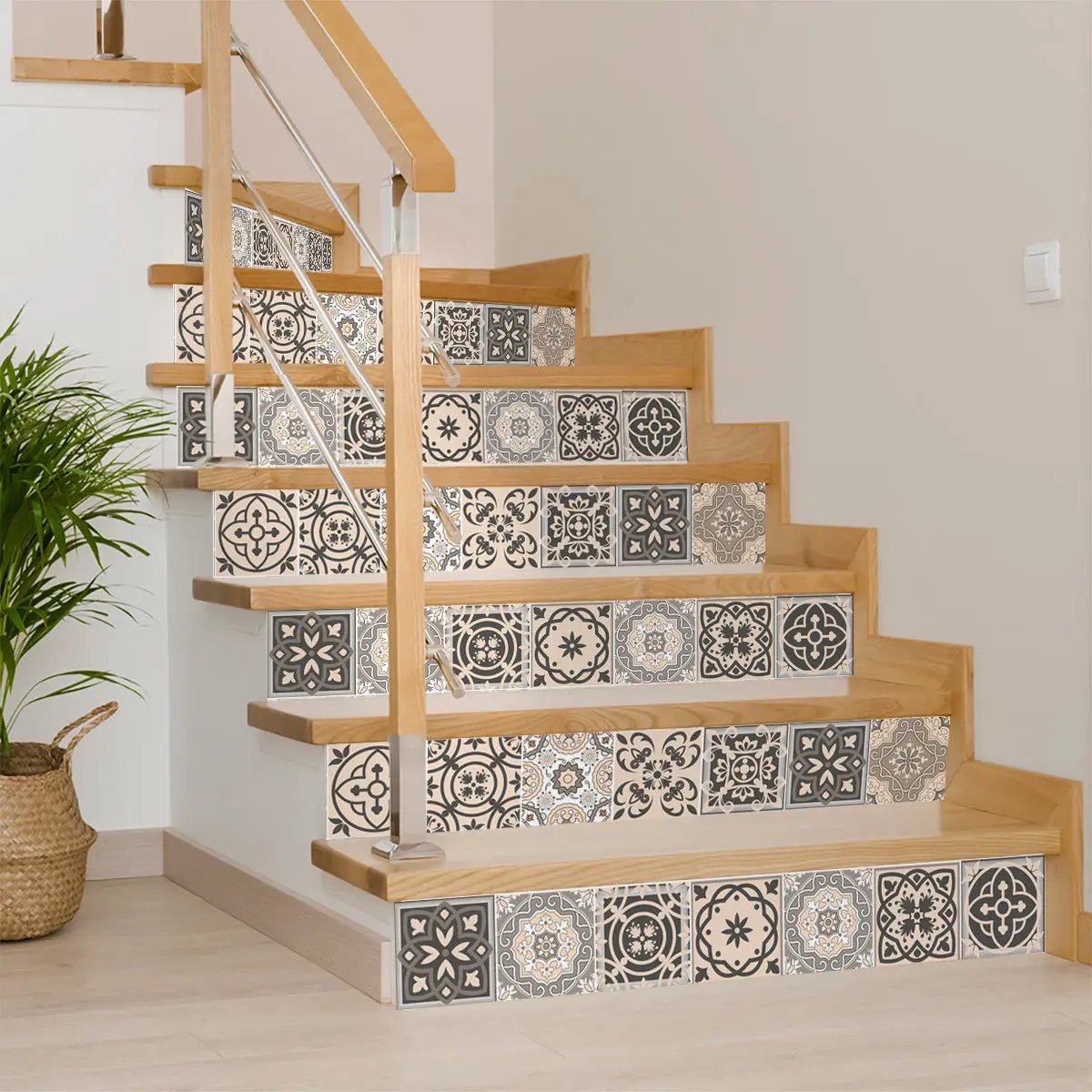 4" X 4" Espresso Brown Mosaic Peel And Stick Removable Tiles HomeRoots