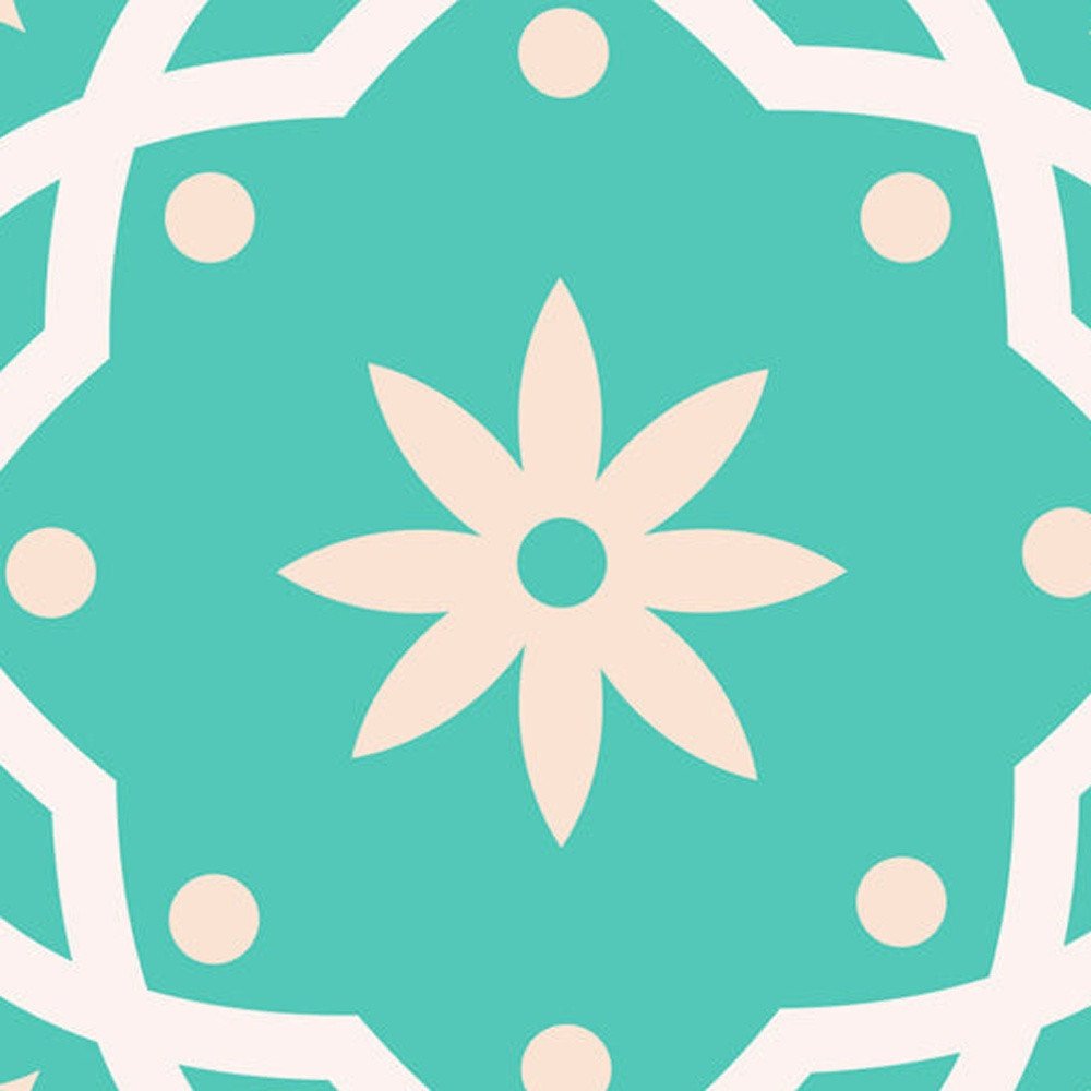 4" X 4" Aquamarine Mosaic Peel And Stick Removable Tiles HomeRoots