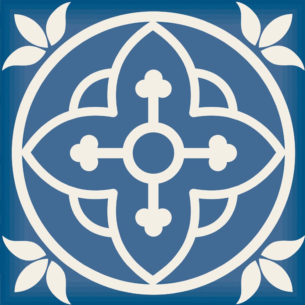 4" X 4" Blue Gray Yellow Pop Peel And Stick Removable Tiles HomeRoots