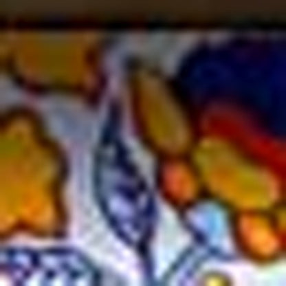 4" X 4" Orange Red And Blue Peel And Stick Removable Tiles HomeRoots