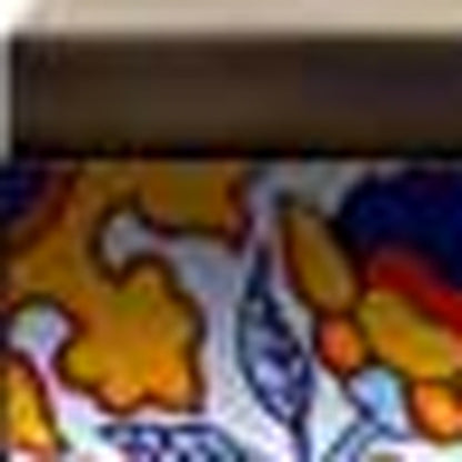 4" X 4" Orange Red And Blue Peel And Stick Removable Tiles HomeRoots