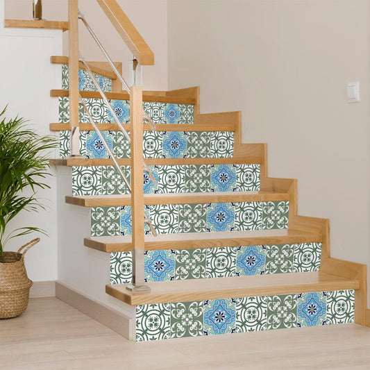 4" x 4" Sage Peel And Stick Removable Tiles HomeRoots