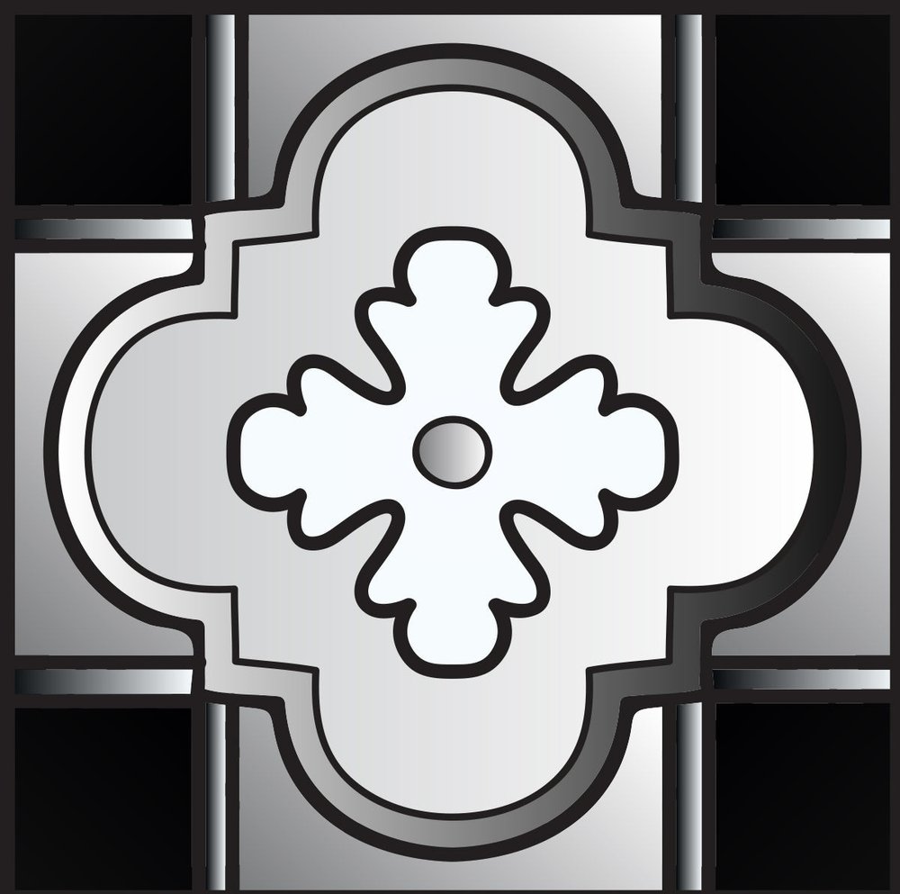 7" x 7" Black Gray And White Vinyl Peel And Stick Removable Tiles HomeRoots