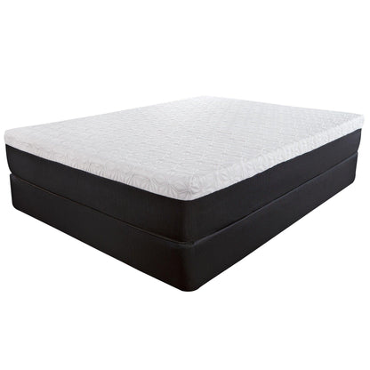 10.5" Lux Gel Infused Memory Foam And High Density Foam Mattress Twin - FurniFindUSA