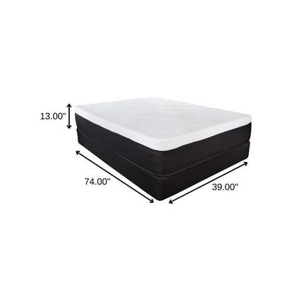 13" Hybrid Pocket Coil Gel Memory Foam Mattress HomeRoots