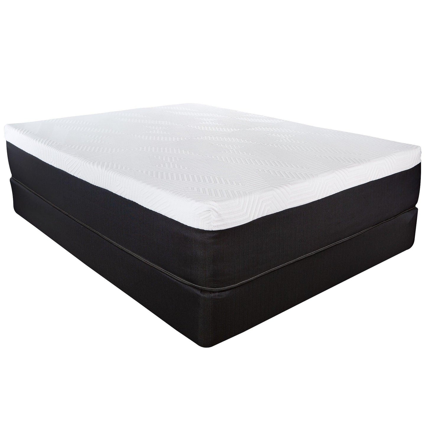 13" Hybrid Lux Memory Foam And Wrapped Coil Mattress Twin - FurniFindUSA