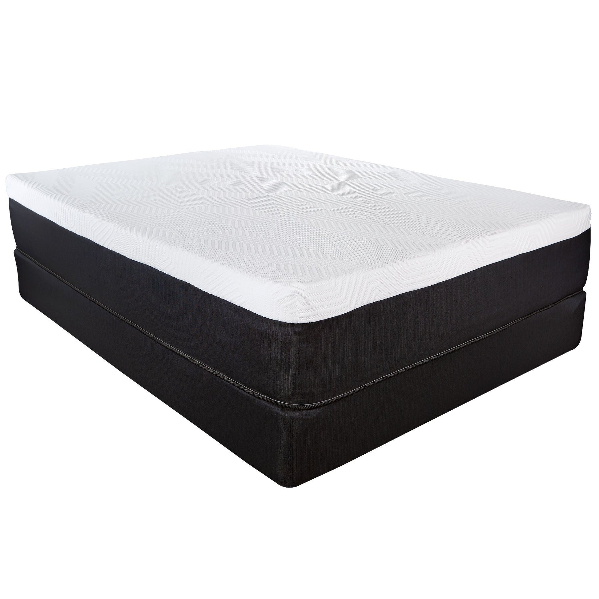 13" Hybrid Pocket Coil Gel Memory Foam Mattress HomeRoots