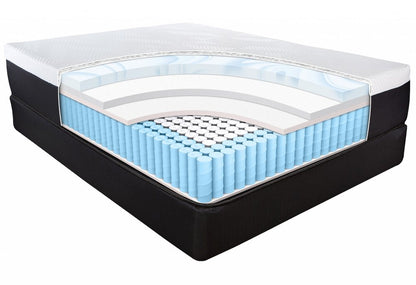13" Hybrid Pocket Coil Gel Memory Foam Mattress HomeRoots