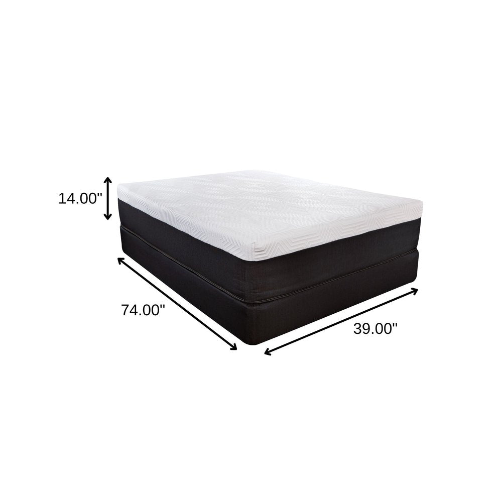 14" Hybrid Pocket Coil Copper Infused Gel Memory Foam Mattress HomeRoots