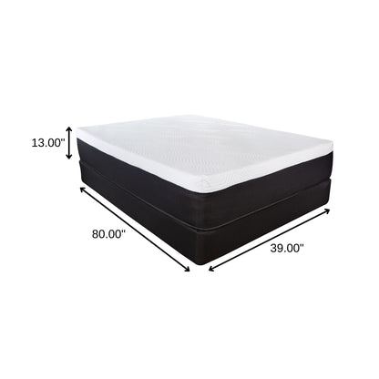 13" Hybrid Pocket Coil Gel Memory Foam Mattress HomeRoots