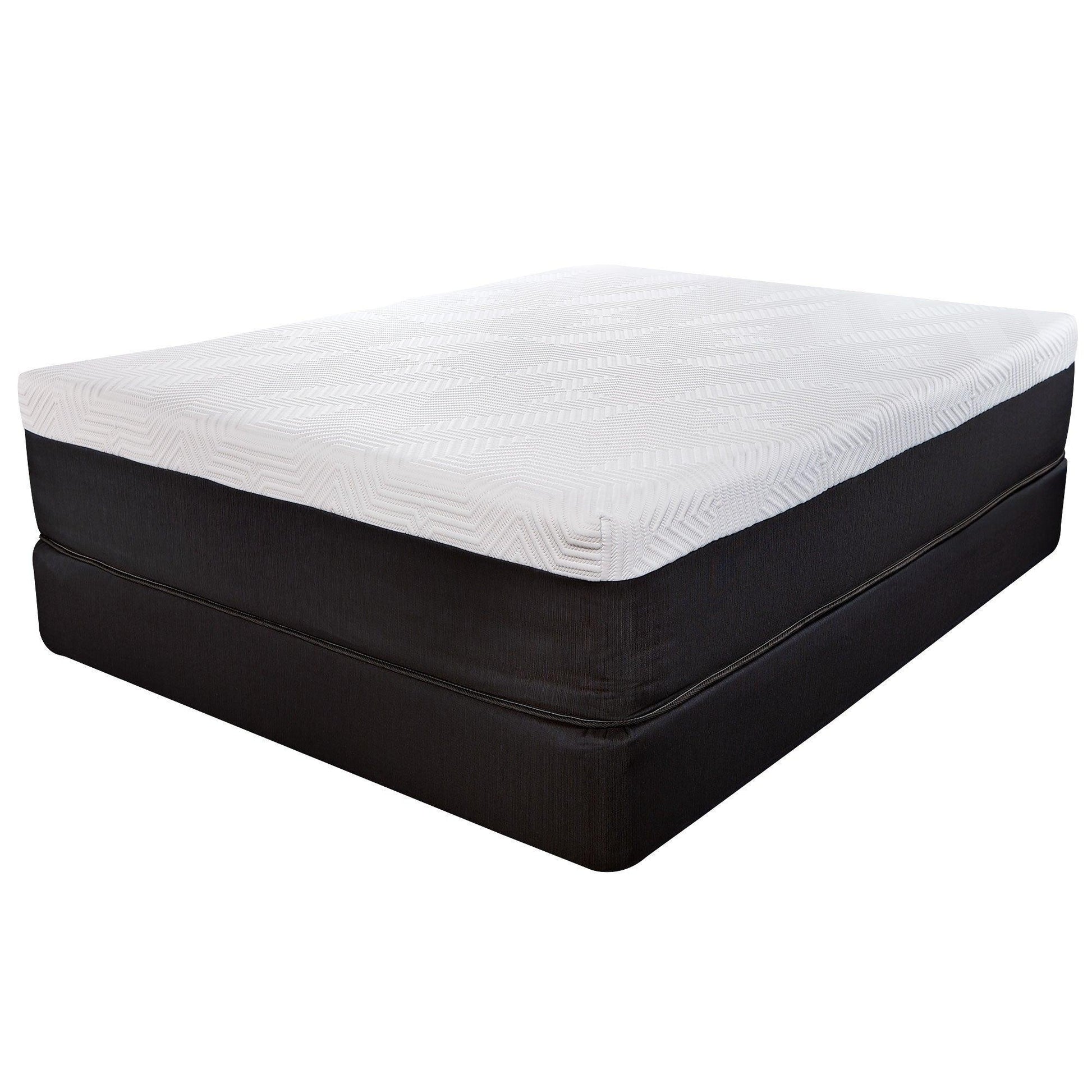 14" Hybrid Lux Memory Foam And Wrapped Coil Mattress Twin - FurniFindUSA