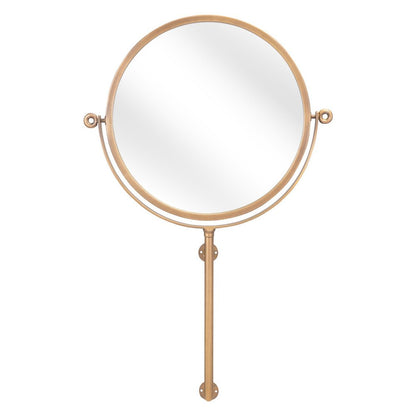 Gold Round Wall Mount Mirror HomeRoots