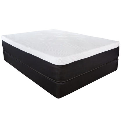 13" Hybrid Pocket Coil Gel Memory Foam Mattress HomeRoots