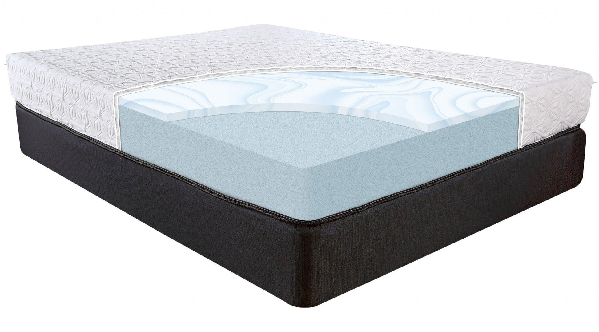 8 Inch Luxury Plush Gel Infused Memory Foam And Hd Support Foam Smooth Top Mattress - FurniFindUSA