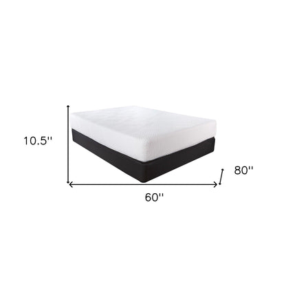 10.5" Hybrid Lux Memory Foam And Wrapped Coil Mattress Full - FurniFindUSA